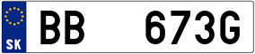 Truck License Plate